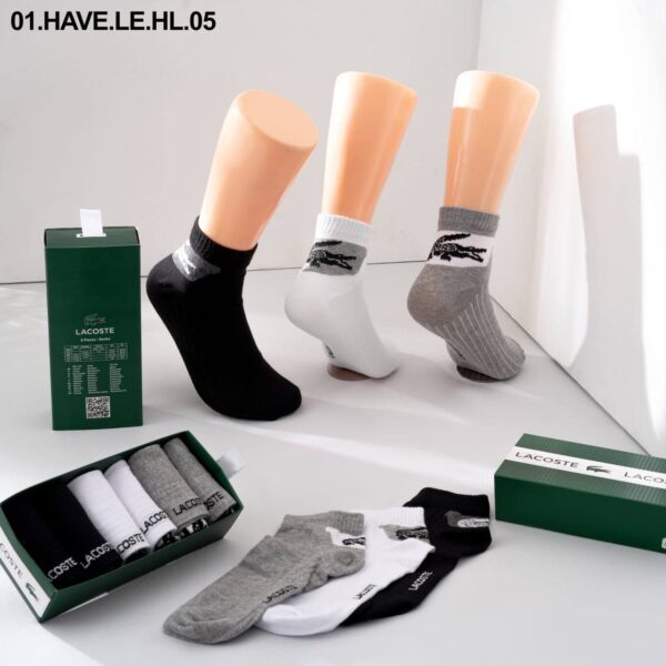 LaCoste Half Box 6 socks